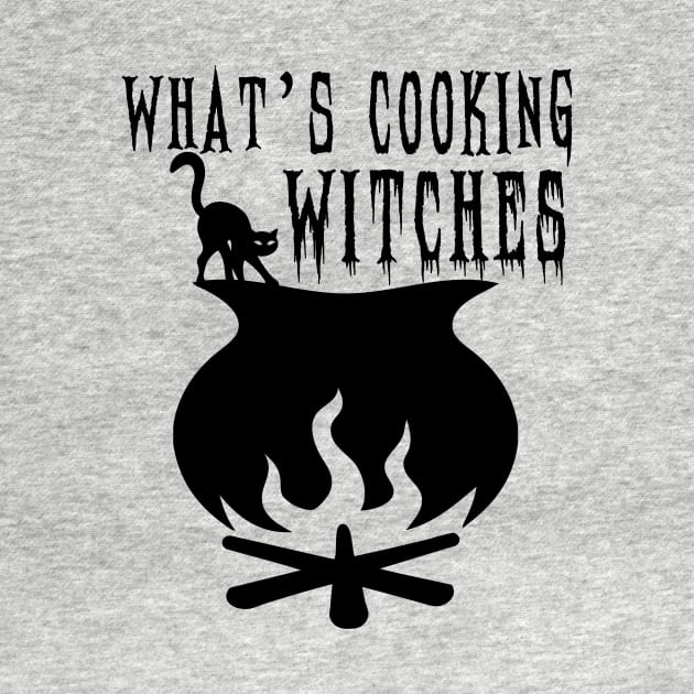 What is Cooking Witches - Cat on Cauldron by HighBrowDesigns